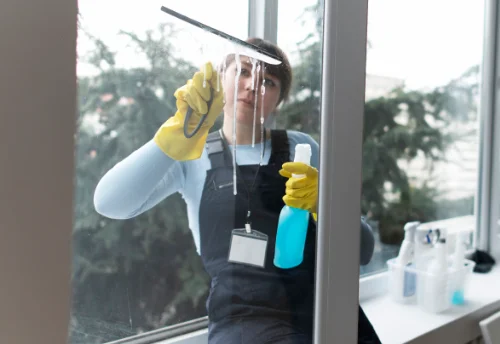 Nettoyage de vitres intérieures et extérieures à Dommartin-lès-Cuiseaux